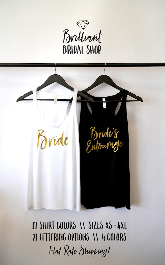 Brides Entourage Shirt, Bridal Party Shirts, Bridesmaid Gifts
