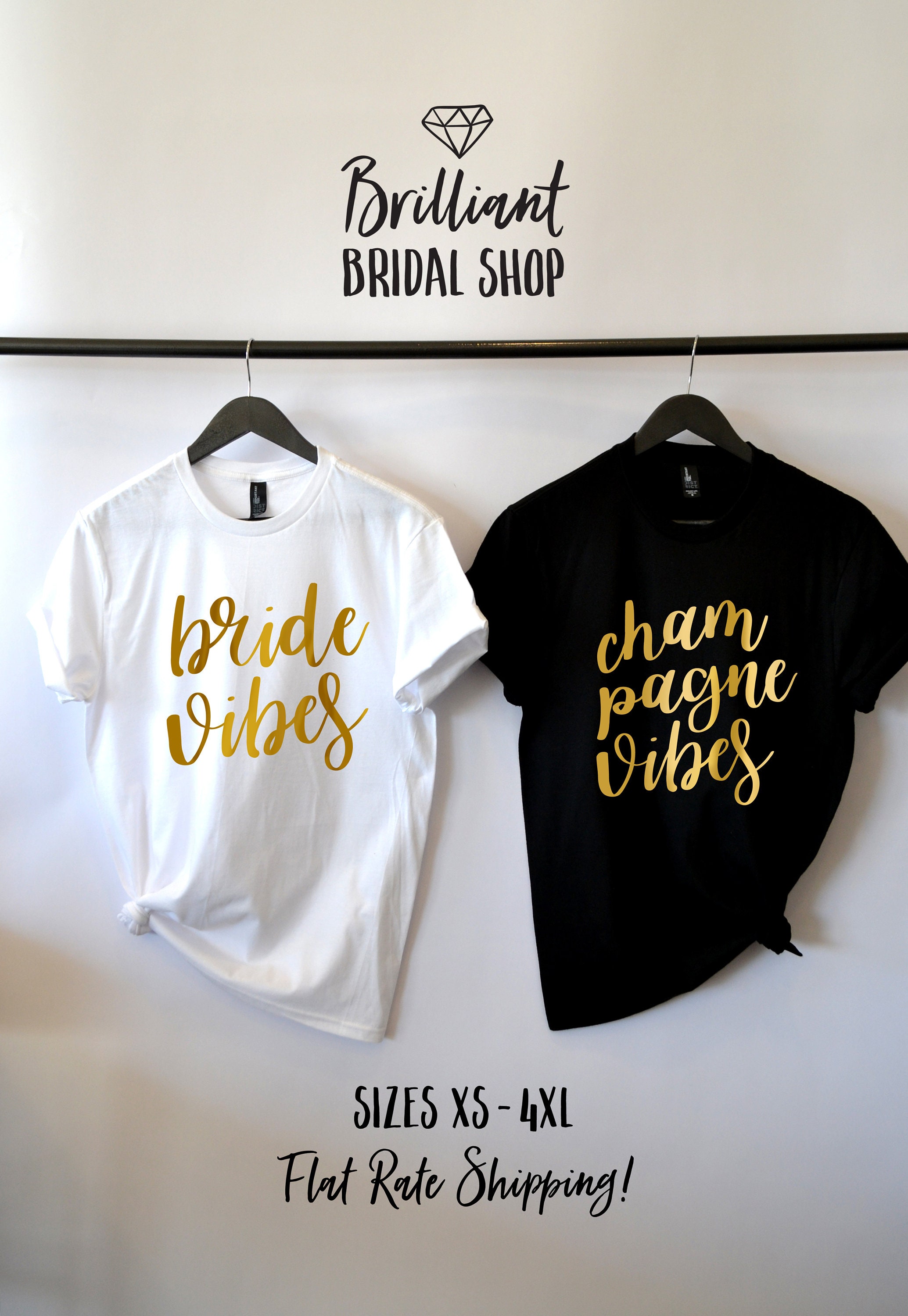 Bride Vibes Shirt Champagne Vibes 