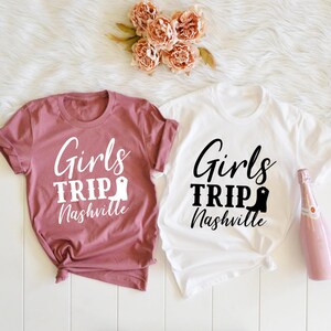 Girls Trip Shirts, Palm Springs Girls Trip tshirt, Girls Trip, Girls Trip Gifts, Palm Tree, Bachelorette, Girls Vacation, Custom location image 6