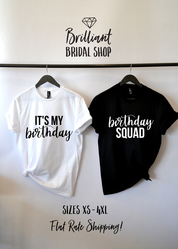 Birthday Squad Shirts For Women Girls Birthday Squad Shirts For Women Girls