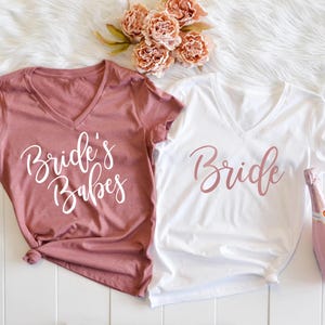 Bridesmaid Shirts, Bachelorette Shirts, Bridesmaid Proposal, Bachelorette Party Shirts, Bridal Party Shirt, Wedding Shirts, Bridesmaid Gift image 4