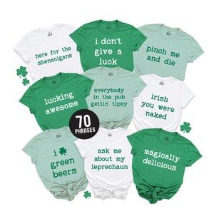 Funny St Patricks Shirts, St Pattys Day Shirt, Bar Crawl Shirts, St Paddys Shirts Matching Group Tees, Cute Saint Patrick Shirts for Women