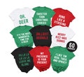 Funny Family Christmas Shirts, Christmas Shirt, Funny Christmas Party, Matching Christmas T-Shirts for Family, Christmas Group Shirts, Kids