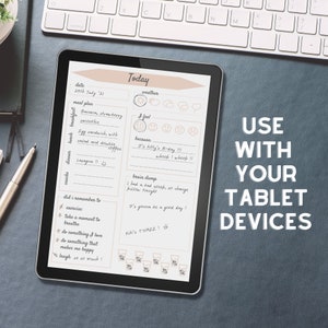 Aesthetic Digital Printable Planner Bundle Daily Weekly - Etsy