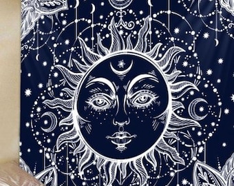 Tapestry Wall Hanging Throw Sun Moon
