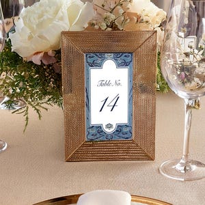 Art Nouveau Wedding Table Numbers, Printable Table Number Cards Template, Vintage Wedding Table Numbers, Elegant Wedding Table Numbers, VW10