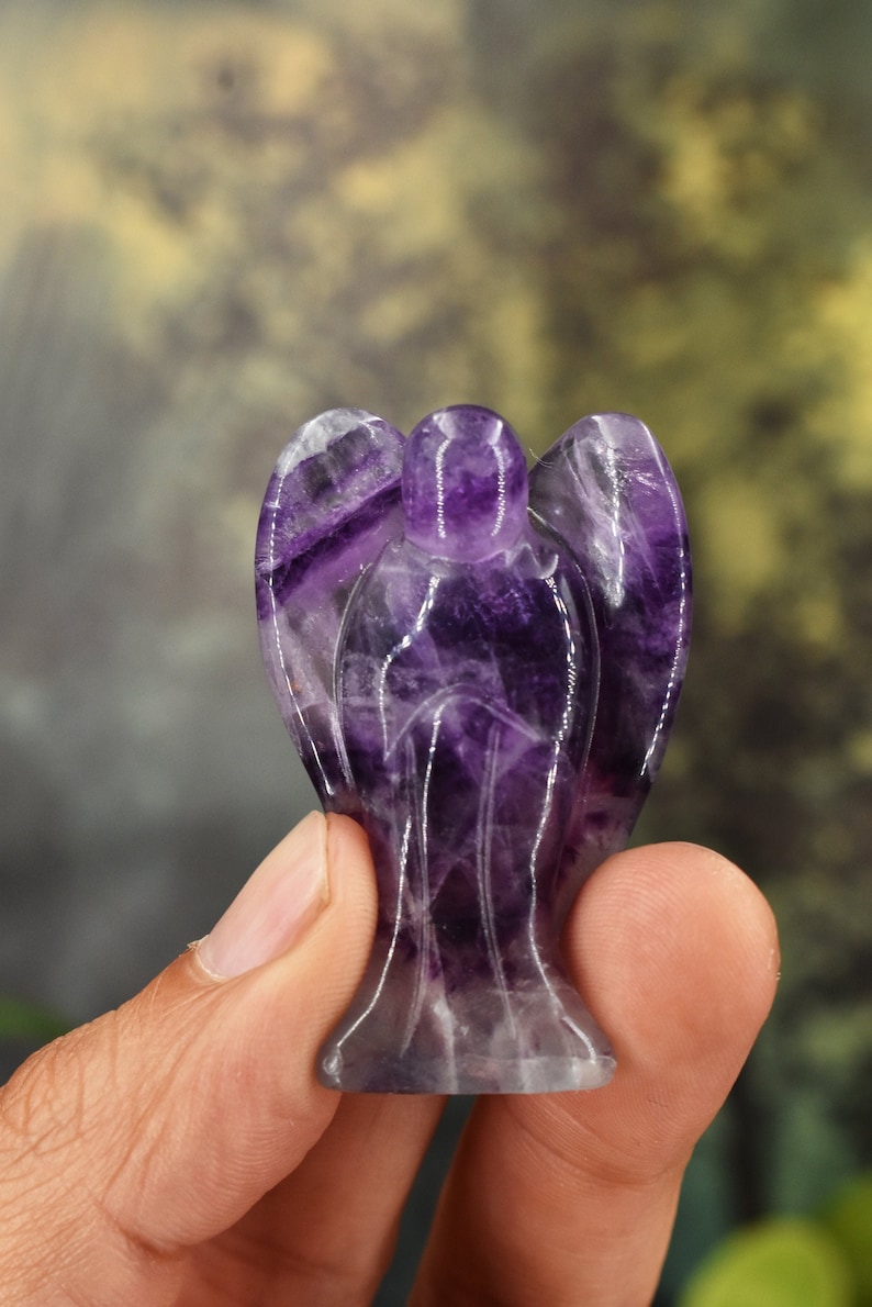 Rainbow Fluorite Polished Crystal Angel