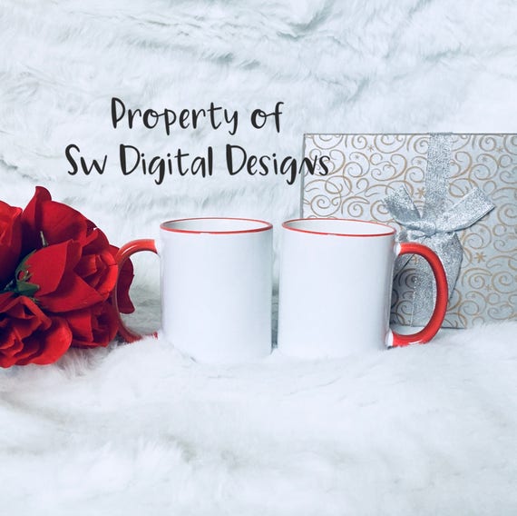 Mug Mockup Styled Mug Mockup Product Mockupcoffee Mug Mockupred
