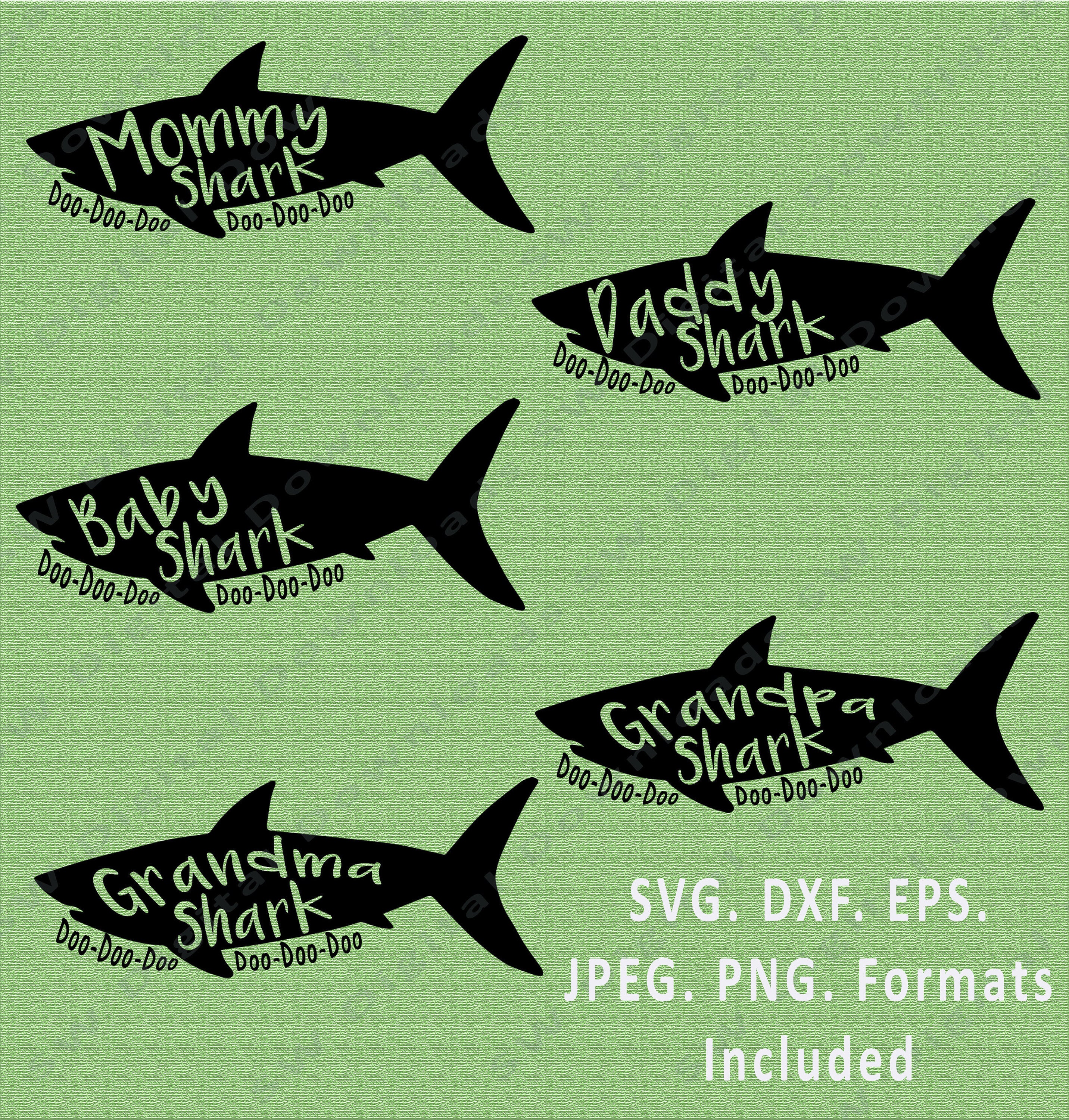 Download Baby Shark Clipart Baby Shark Svg Baby Shark Png Baby Shark Etsy