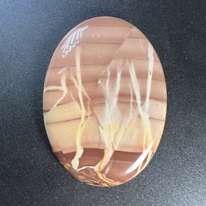 Large willow creek jasper cabochon 45 x 34 x 5.5 mm.