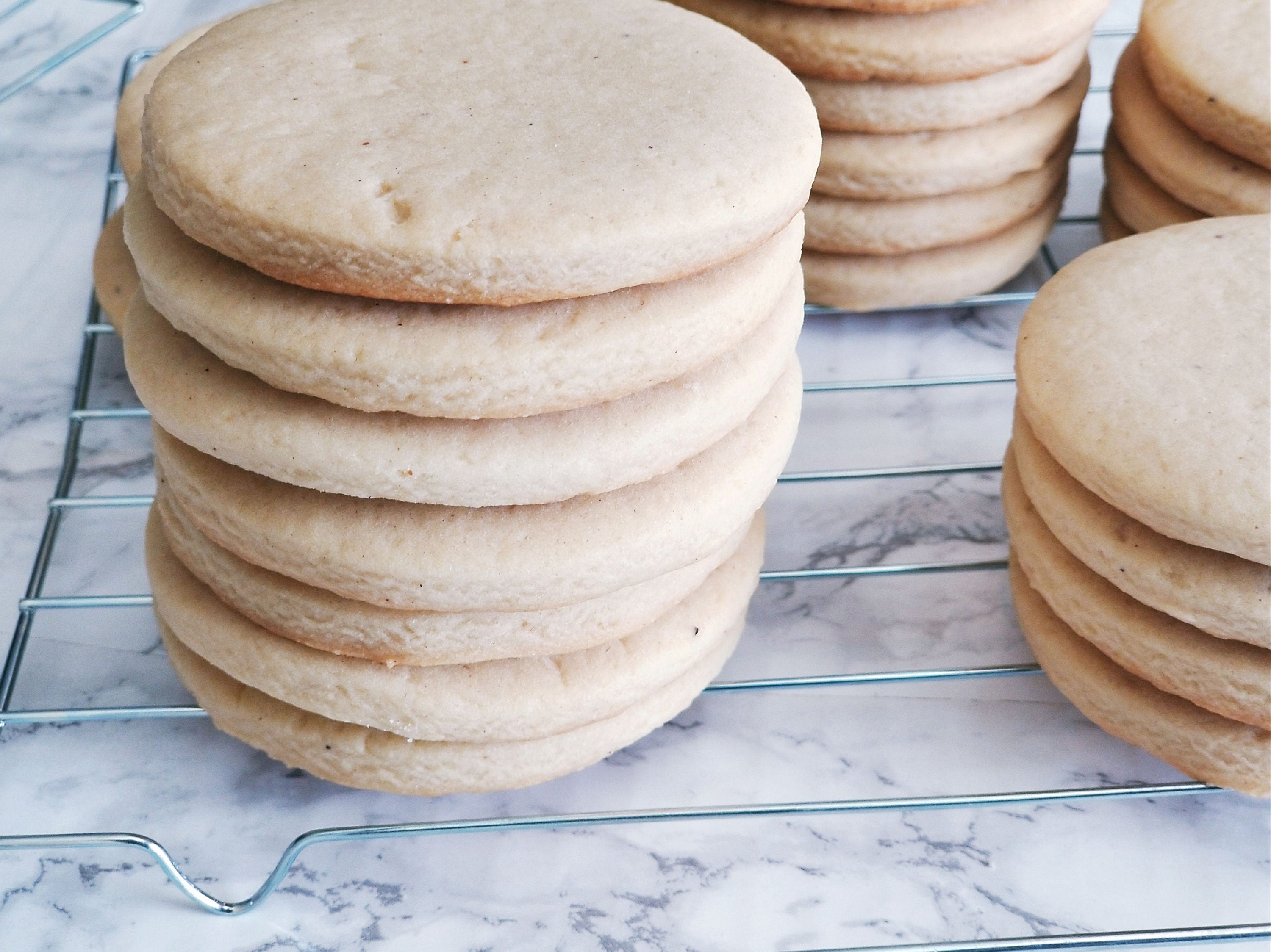 Undecorated Sugar Cookies 1 Dozen Etsy