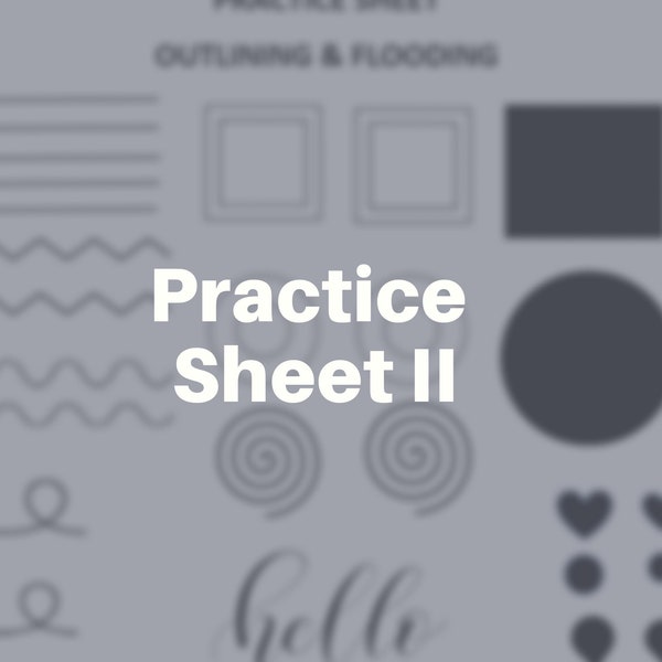Piping Practice Sheet II