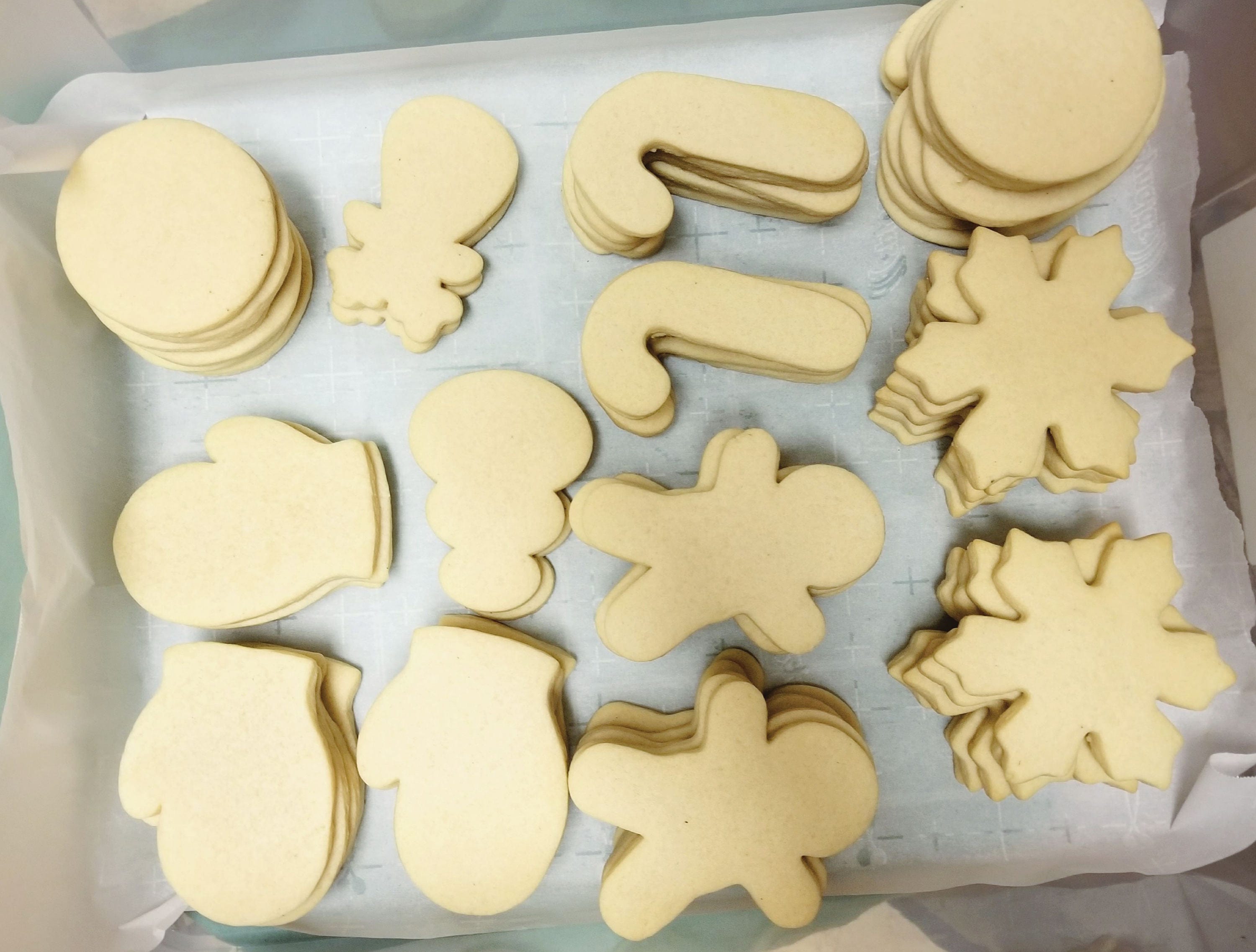 Undecorated Sugar Cookies 1 Dozen Etsy