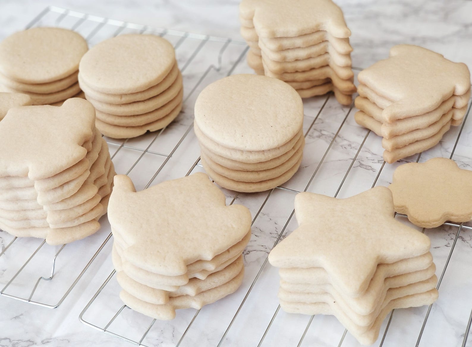 Undecorated Sugar Cookies 1 Dozen Etsy