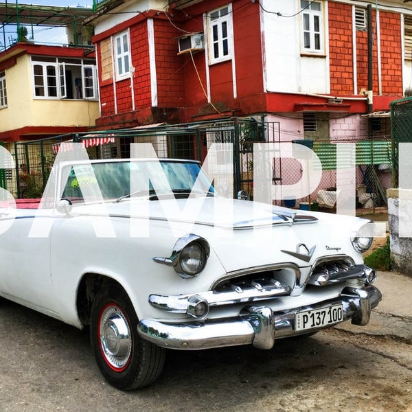 Cuban Classic Car Photo Download