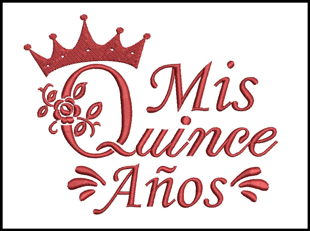 Mis Quince/quince Anos/quince Embroidery/mis Quince Embroidery