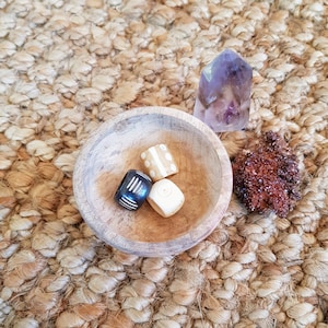 3 x Hand-carved Dreadlock Beads