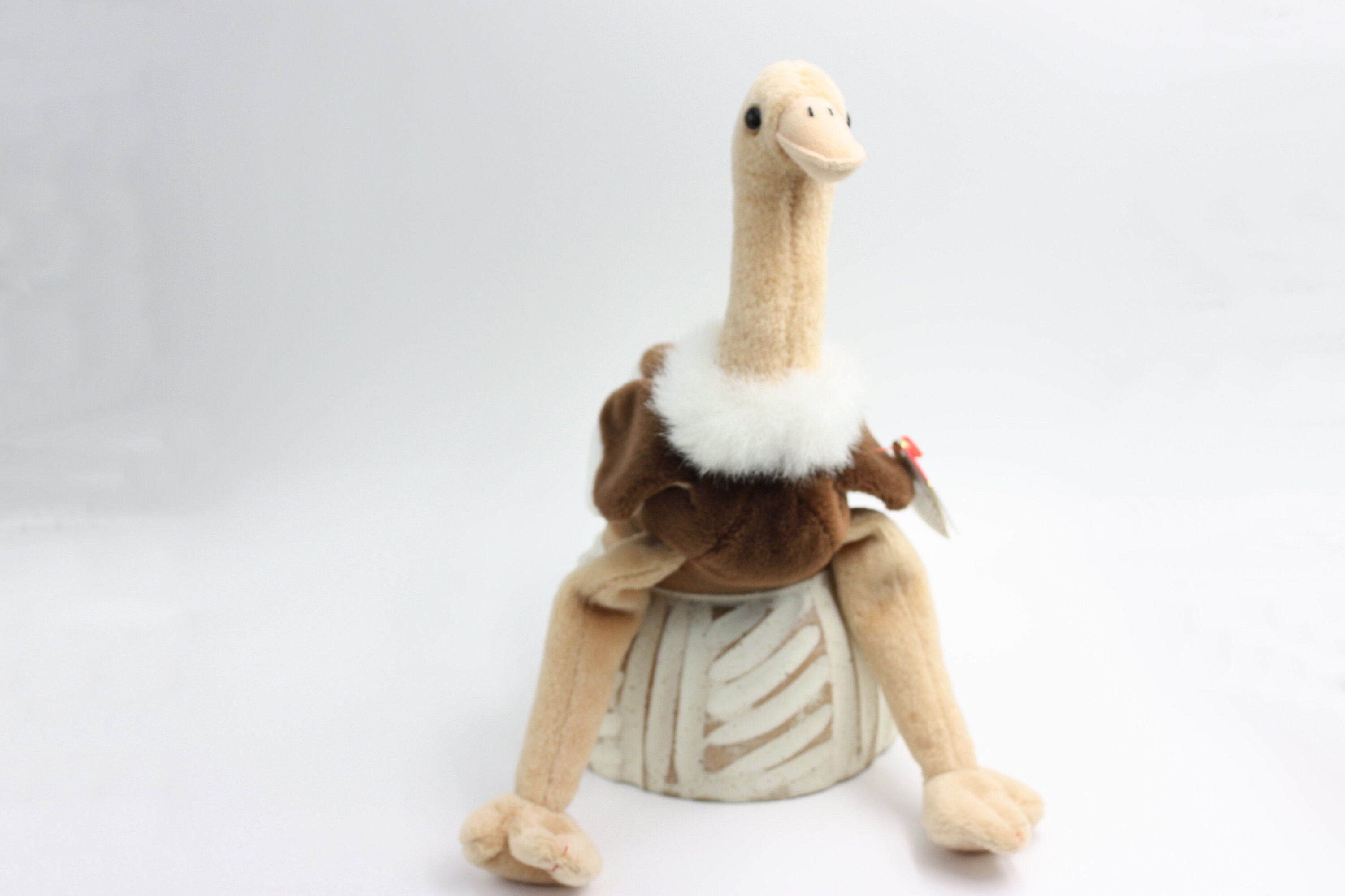 Stretch Beanie Baby Ostrich Vintage Plush Ostrich Toy Etsy