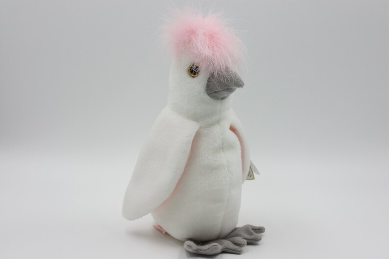 KuKu Beanie Baby Collectible Cockatoo Tropical Bird Toy Etsy