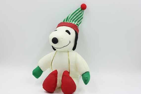 christmas snoopy plush