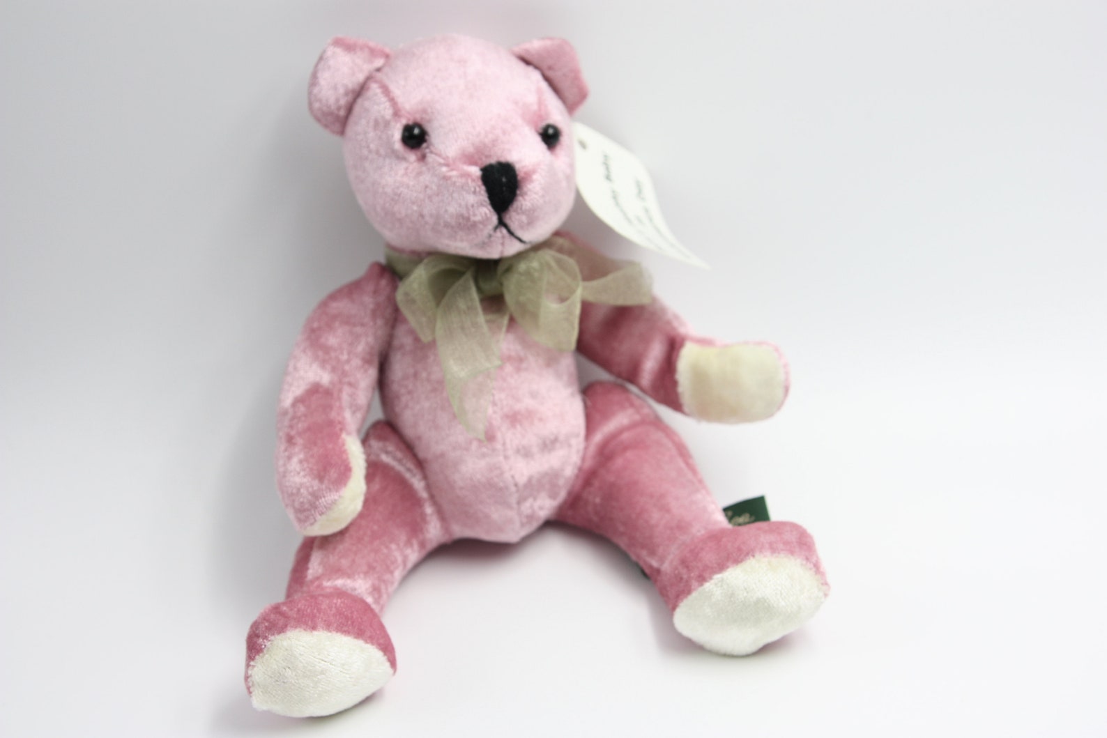 Pink Plush Teddy Bear for a Cause March of Dimes Bear Etsy
