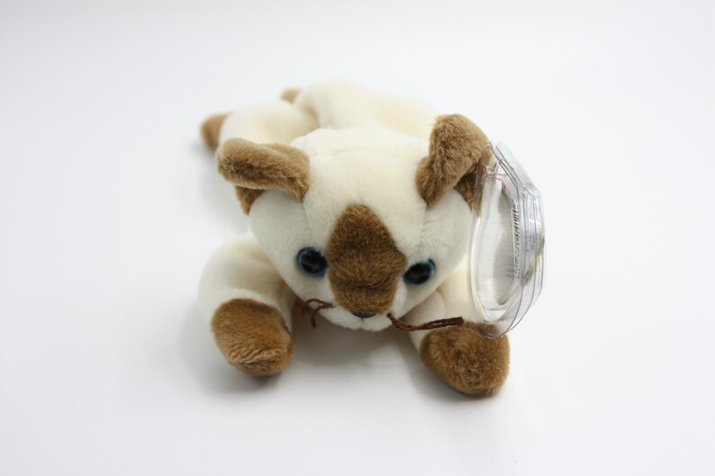 Snip Beanie Baby Cat Siamese Plush Toy Retired Cat Plush | Etsy