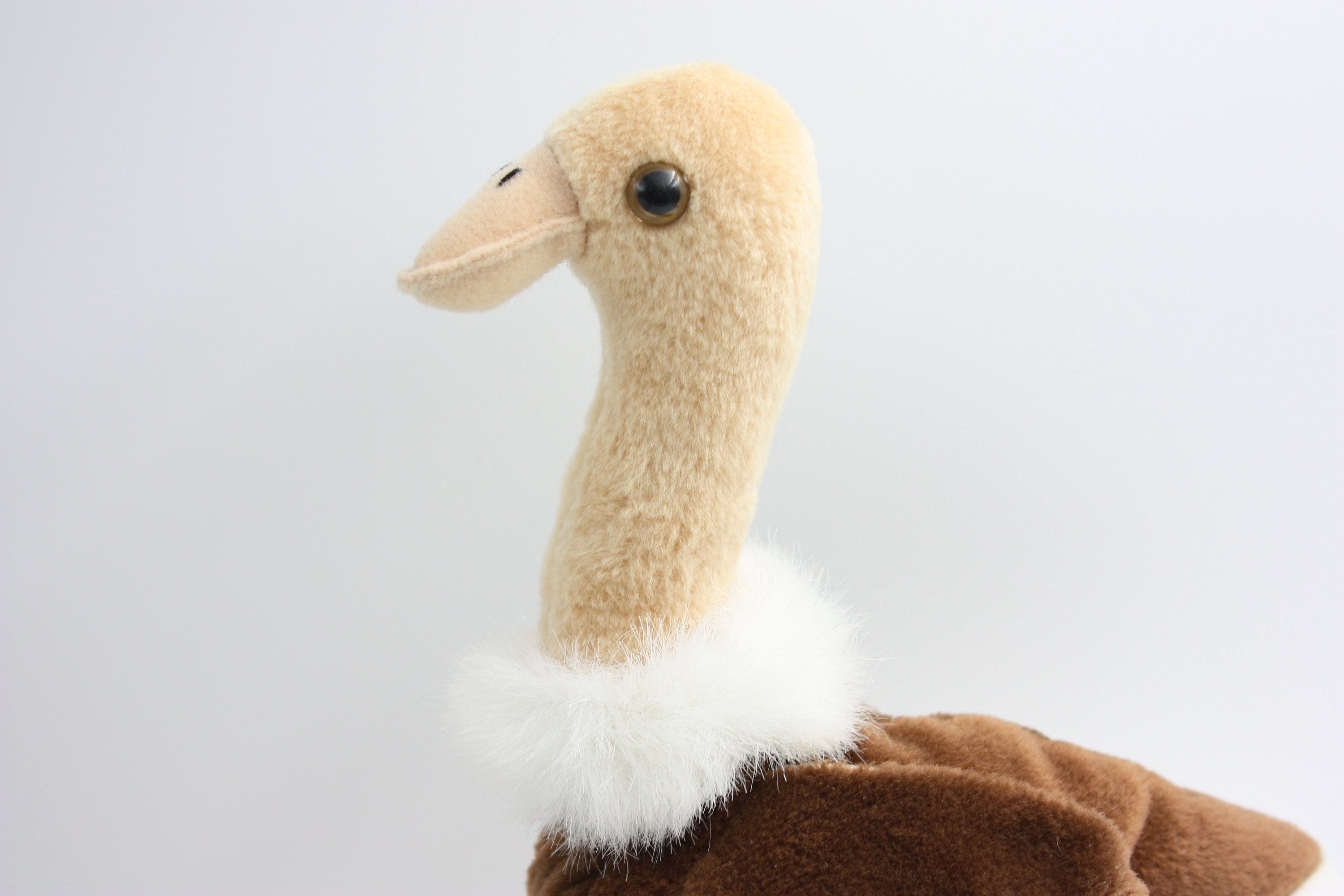 Stretch Beanie Baby Ostrich Vintage Plush Ostrich Toy Etsy