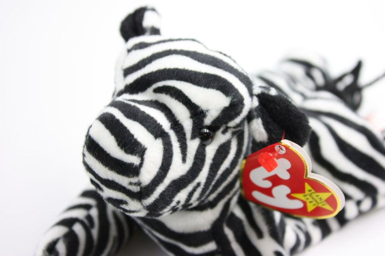 Ziggy Zebra Beanie Baby Vintage Zebra Toy Ty Zoo Beanie Etsy