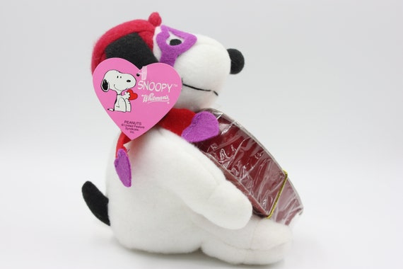 valentine snoopy plush