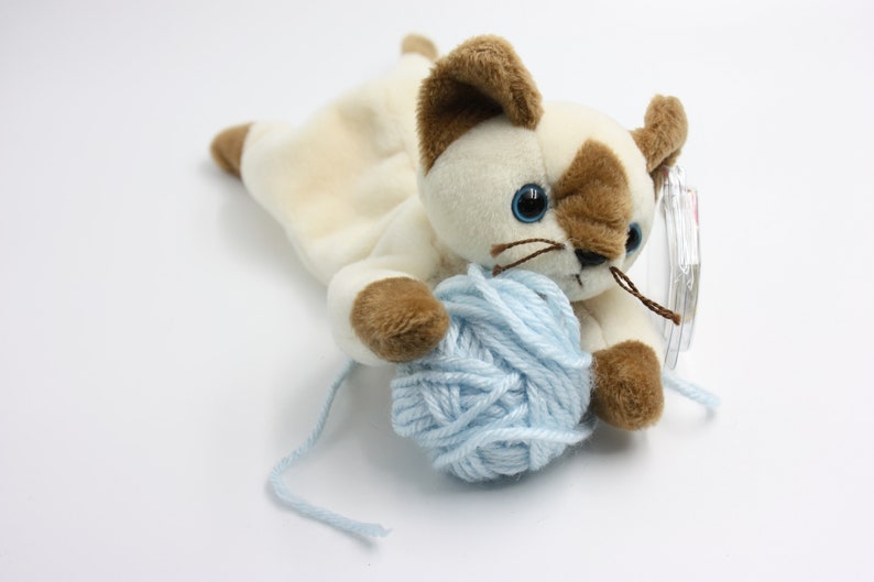 Snip Beanie Baby Cat Siamese Plush Toy Retired Cat Plush | Etsy