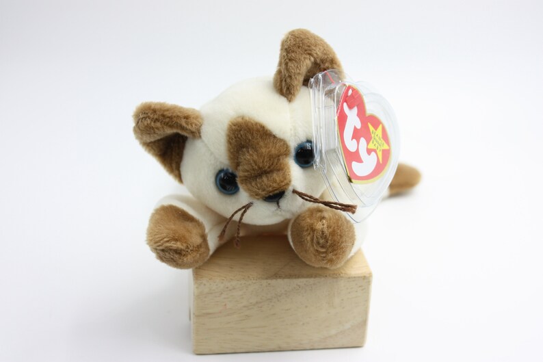 Snip Beanie Baby Cat Siamese Plush Toy Retired Cat Plush | Etsy