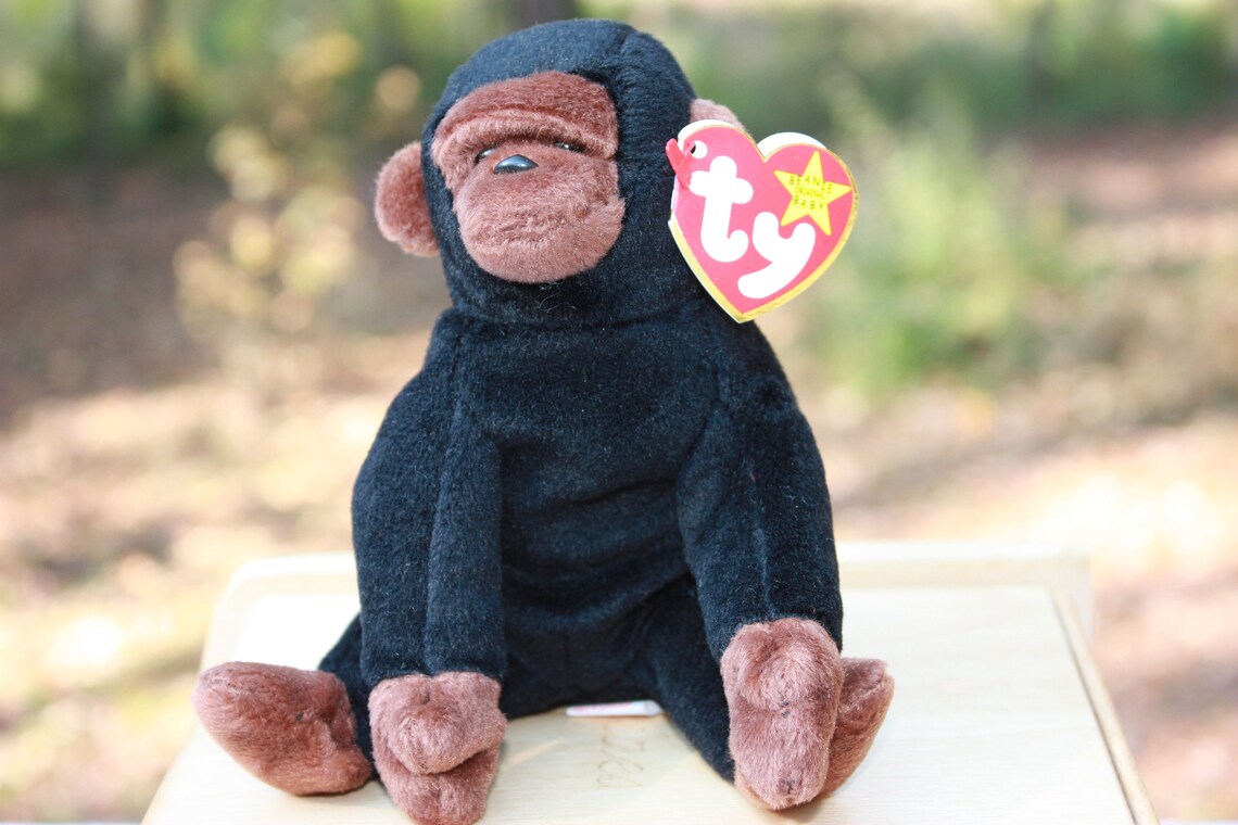 Retired Beanie Baby Congo Gorilla Vintage Plush Gorilla | Etsy