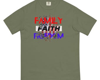 Camiseta de libertad de fe familiar