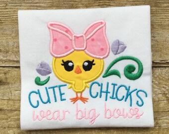 Cute Chicks Wear Big Bows