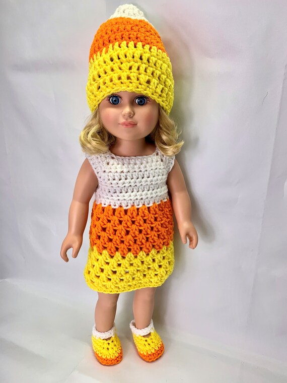 candy corn crochet dress pattern