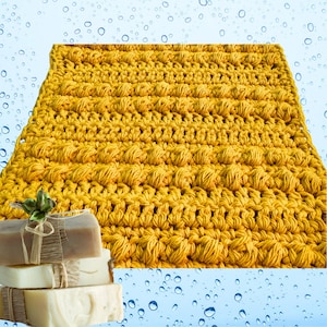 Crochet Body Bath Scrubber Pattern PDF – Reusable Shower Exfoliator, Eco-Friendly Washcloth, Handmade Spa Gift, Instant Digital Download