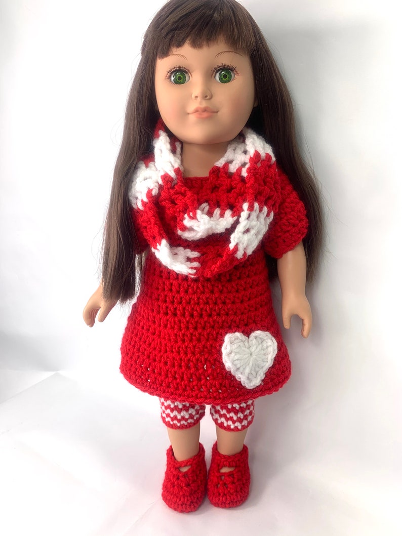 doll with red dress