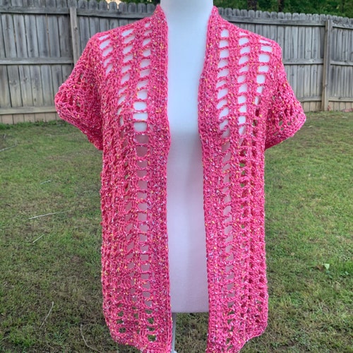 Simple Summer Cardigan Crochet Pattern PDF Pattern - Etsy