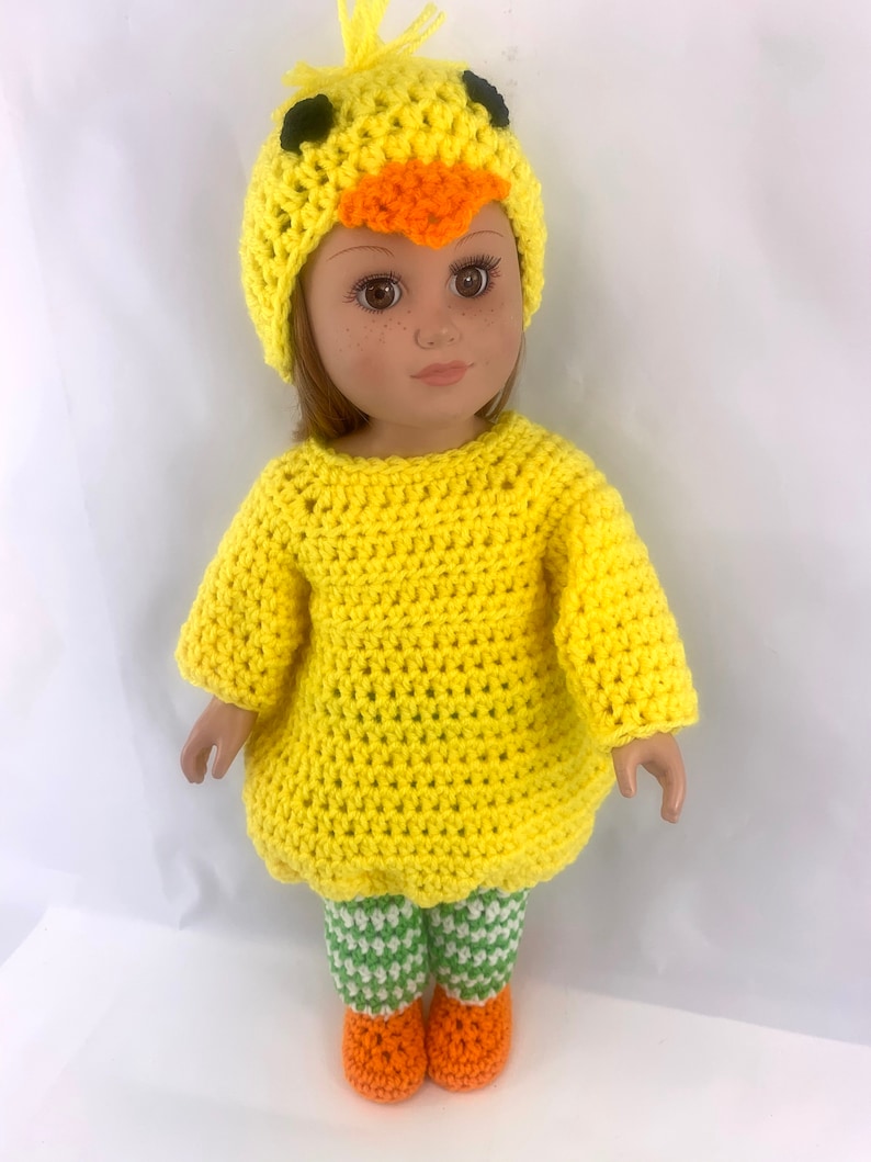 18 Doll Duck Crochet pattern 14 Doll Duck Doll | Etsy