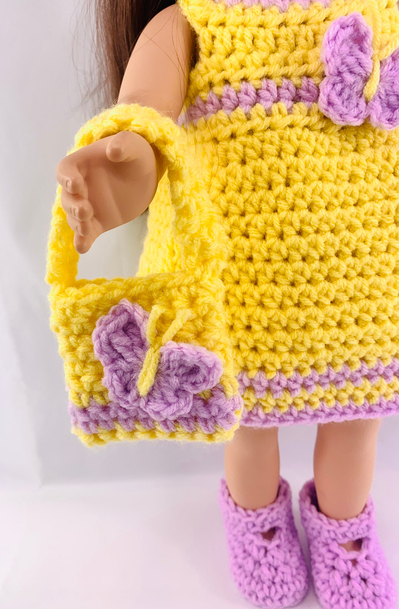 18 Doll Rhonda Butterfly Dress Crochet Pattern 18 - Etsy
