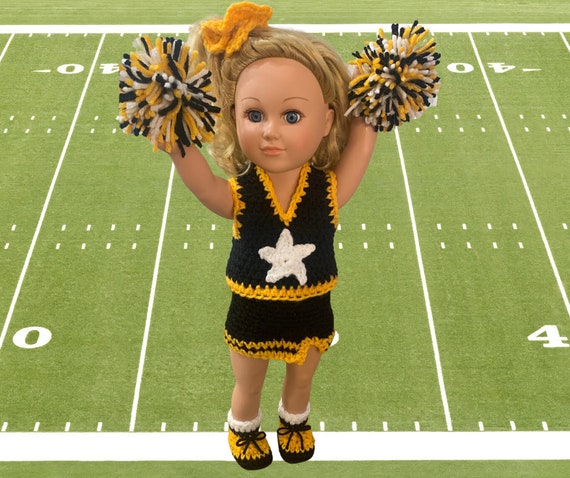 18 Doll Cheerleader Star Outfit Cheer Uniform Pattern | Etsy