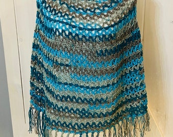 Easy Crochet Poncho Häkelanleitung, PDF Anleitung, Frauen Frühling, anfängerfreundlich, passt für alle Größen, häkeln Wearables