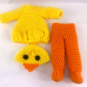 Duck Design Crochet Stuff Dress For New Born Baby Girl main image 1