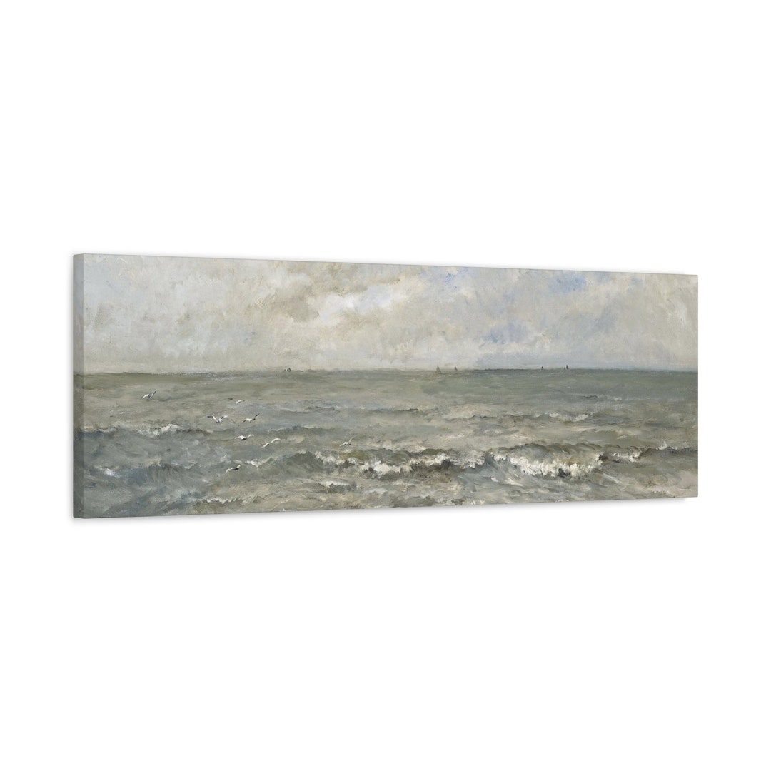Sunset Beach Framed Canvas - 60cm X 90cm