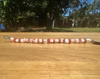 8.5" Queen Conch and Spiny Oyster. Bracelet High-Quality