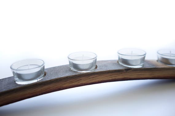 5 Votive Wine Stave Candle Holder Etsy
