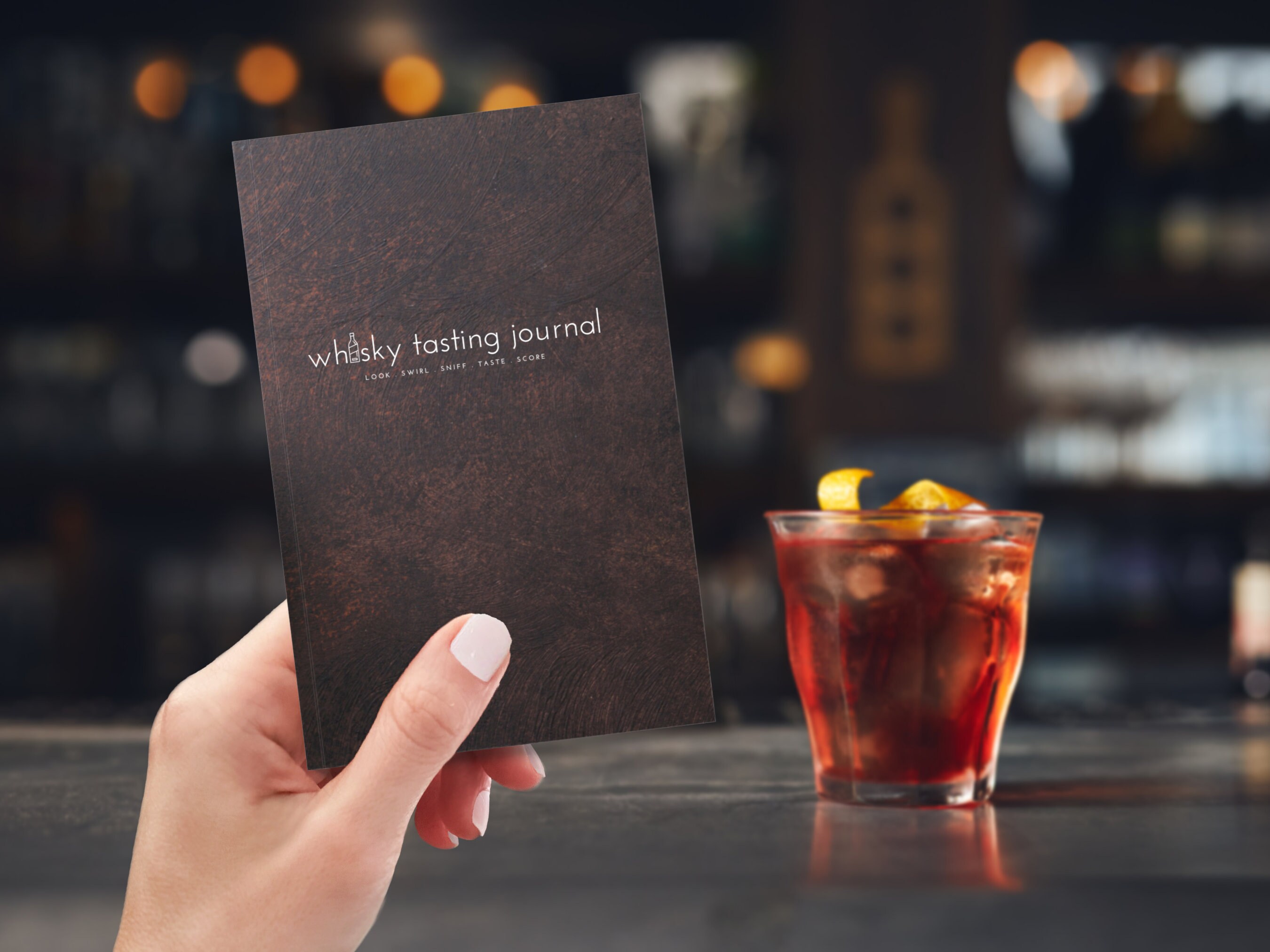Whiskey Tasting Journal Leather Look | Whiskey Tasting | Gifts for Him ...