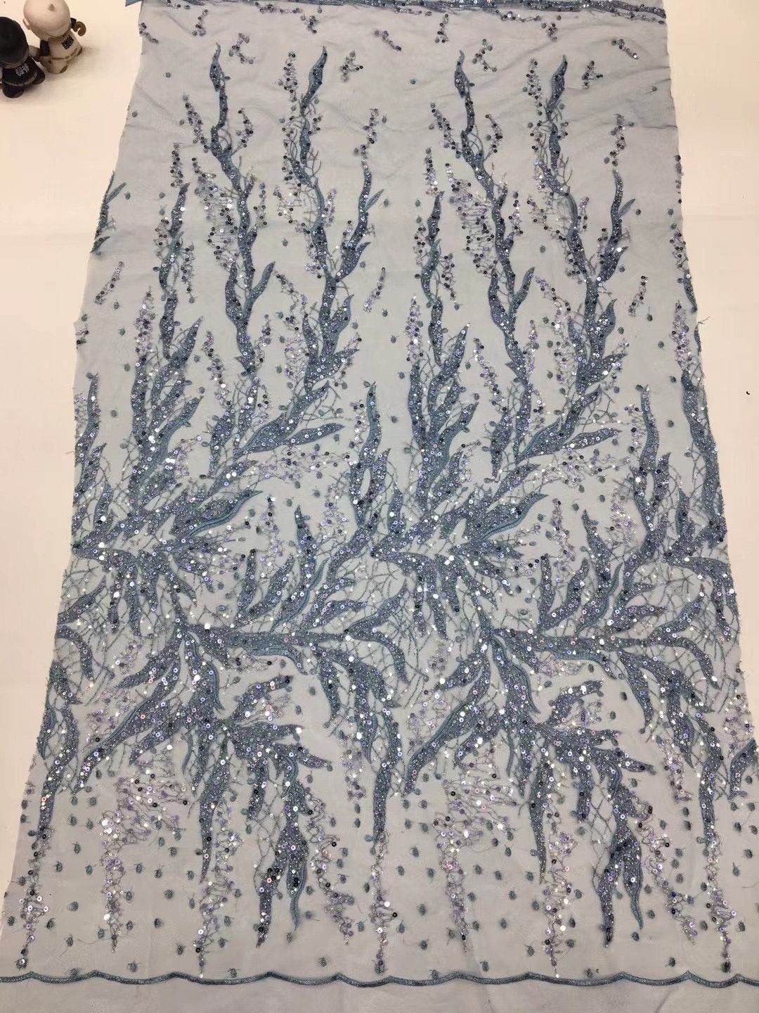 5yards Gorgeous Pattern With Beaded Lace Farbric Fashion - Etsy