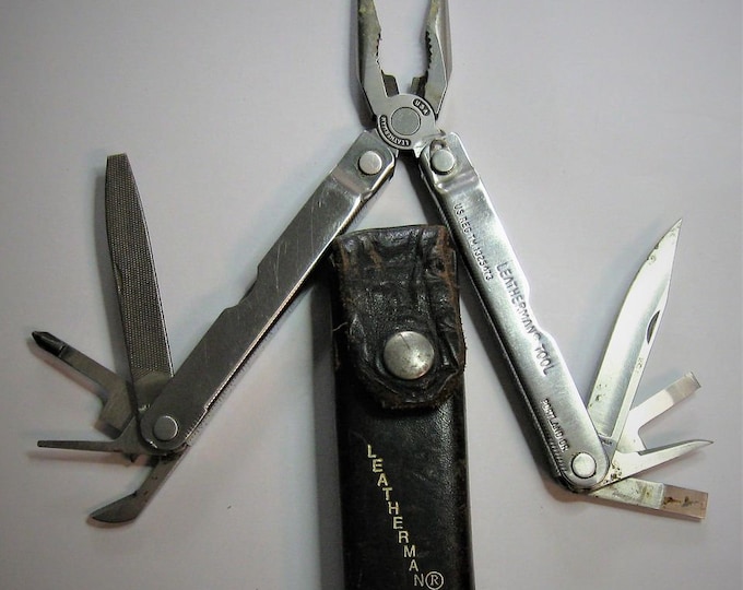 Leatherman Tool US Reg TM 1325473 With Leather Case 0193/0393 Etsy