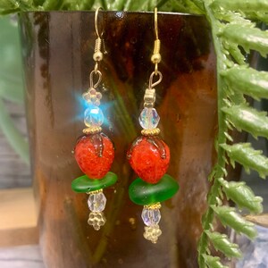 Strawberry Dangle Earrings